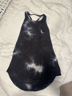 Burn Boot Camp black tie dye tank